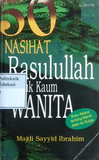 50 Nasihat Rasulallah untuk kaum wanita