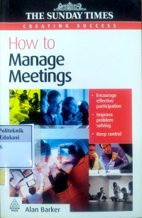 How to manage meetings