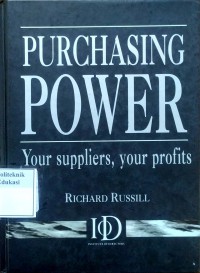 Purchasing power: your suppliers, your profits