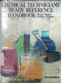 Chemical technicians' ready reference handbook