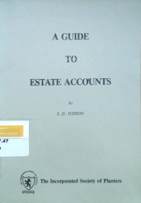 A guide to estate accounts