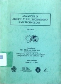 Advances in agricultural engineering and technology