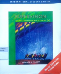 Supervision: concepts and practices of management