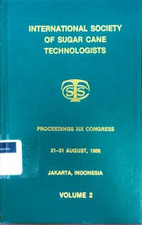 International society of sugar cane technologists Vol.2
