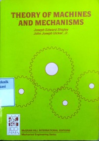 Theory of machines and mechanisms