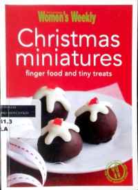 Christmas miniatures: finger food and tiny treats