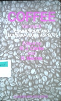 Coffee Volume 6: Commercial and Technico-Legal Aspects