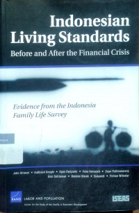 Indonesian living standards: before and after te financial crisis