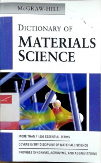 Dictionary of materials science