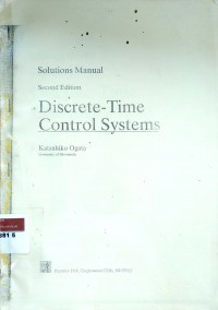 Solutions manual discrete-time control systems