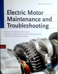 Electric motor maintenance and troubleshooting