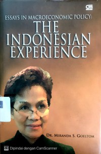 Essays in macroeconomic policy: the Indonesian experience