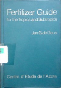 Fertilizer guide for the tropics and subtropics