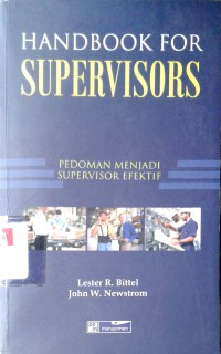 Handbook for supervisors