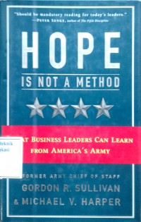 Hope is not a method: what business leaders can learn from America's army