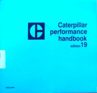 Caterpillar performance handbook