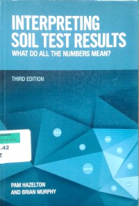 Interpreting soil test result