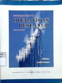 Introduction to Operations Research Eight Edition