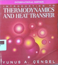 Introduction to thermodynamics and heat transfer