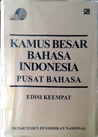 Kamus besar bahasa Indonesia pusat bahasa