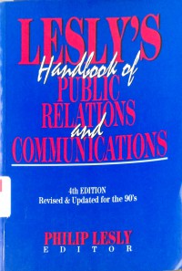 Lesly's handbook of public relations and communications