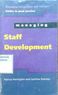 Managing staff development