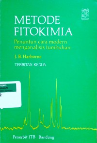 Metode Fitokimia: penuntun cara modern menganalisis tumbuhan