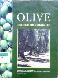 Olive production manual
