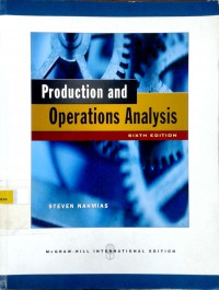 Production and operations analysis
