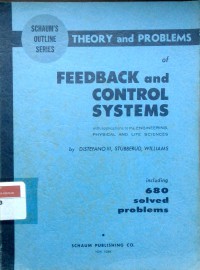 Schaum's outline of theory and problems of feedback and control systems