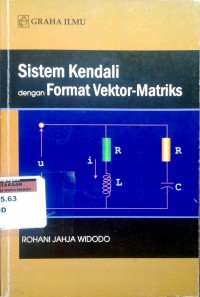 Sistem kendali dengan format vektor-matriks