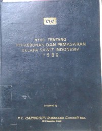 Studi tentang pemasaran dan prospek investasi kakao di Indonesia 1991