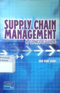 Supply chain management: strategy, planning, and operation