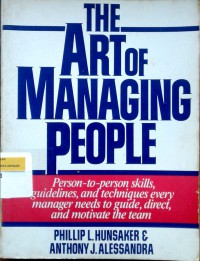 The art of managing people