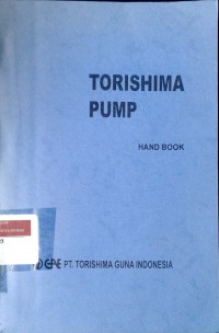 Torishima pump: hand book